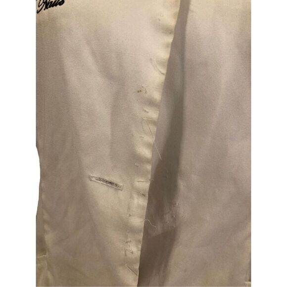 White Esthetician Lab Coat Cosmetologist Beauty Scientist - Picture 4 of 8